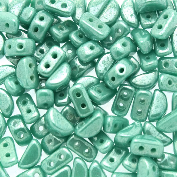 Opaque Green Turquoise Luster Kos 5g