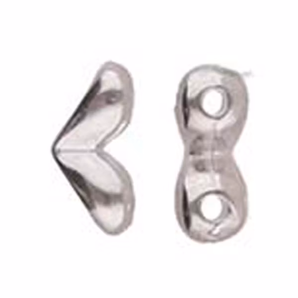 Cymbal Mitakas Silverpläterad 7,8x3,7mm 2st