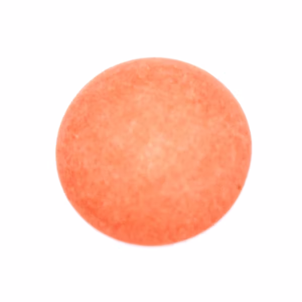 Opaque Indian Peach Cabochon Par Puca 18mm 1st