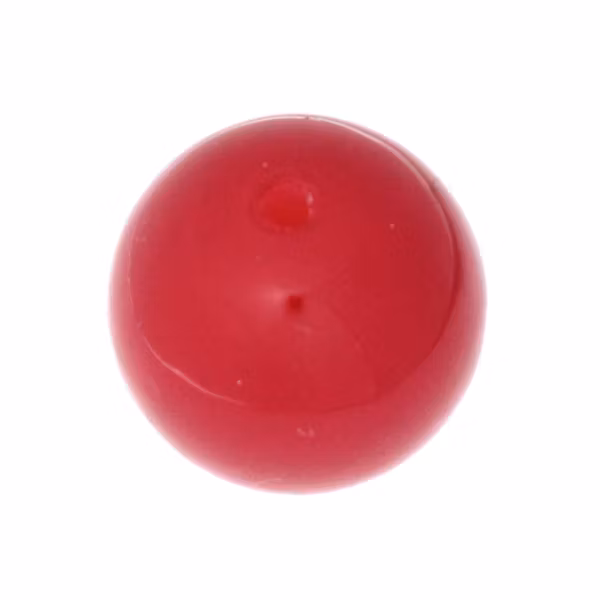 Vaxad Opaque Red Rund Acrylpärla 20mm 1st