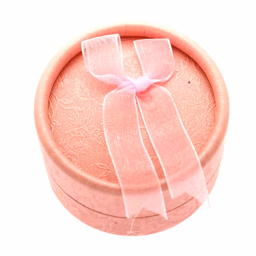 Rosa Presentask till Ring 50x35mm 1st