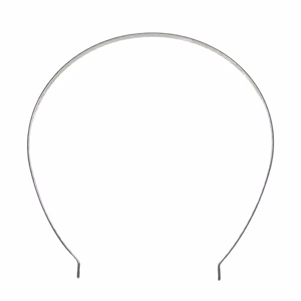 Silverfärgat Diadem 3mm Bred 1st