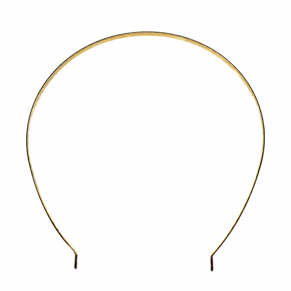 Guldfärgat Diadem 3mm Bred 1st