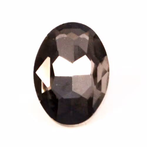Black Diamond Kinesisk Strass Oval 8x6mm 4st
