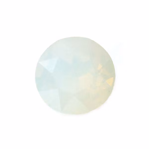 White Opal A Kvalitet Kinesisk Round Stone 8mm 4st