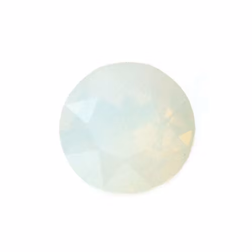 White Opal A Kvalitet Kinesisk Round Stone 8mm 4st