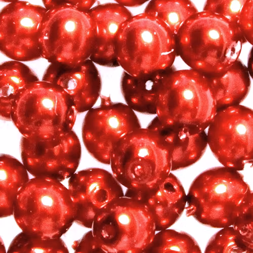 Red Vaxade Runda/Druks 8mm 25st