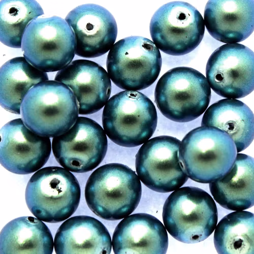 Moonstone Blue Vaxade Runda/Druks 8mm 25st