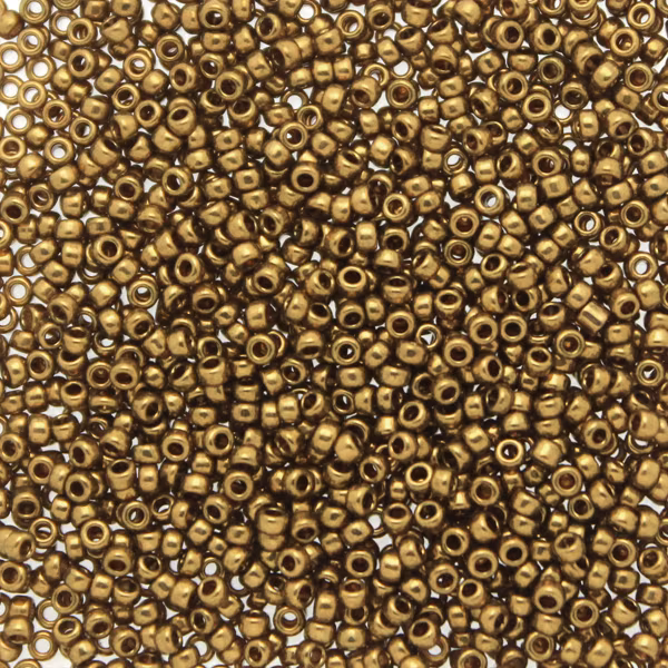 Metallic Light Bronze 15-0457L Miyuki Seedbeads 15/0 5g