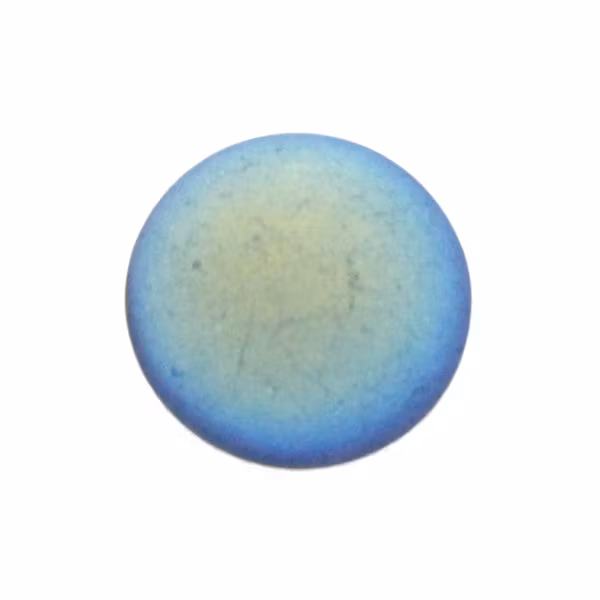 Jet Mat AB Cabochon Par Puca 14mm 1st