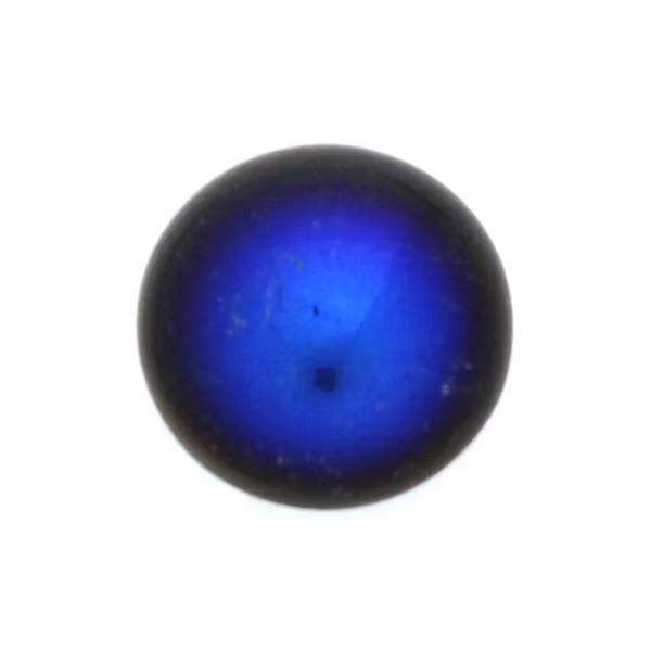 Jet Full Azzuro Cabochon Par Puca 14mm 1st