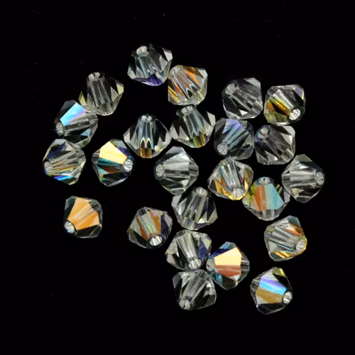 Crystal AB Preciosa Bicone 4mm 24st