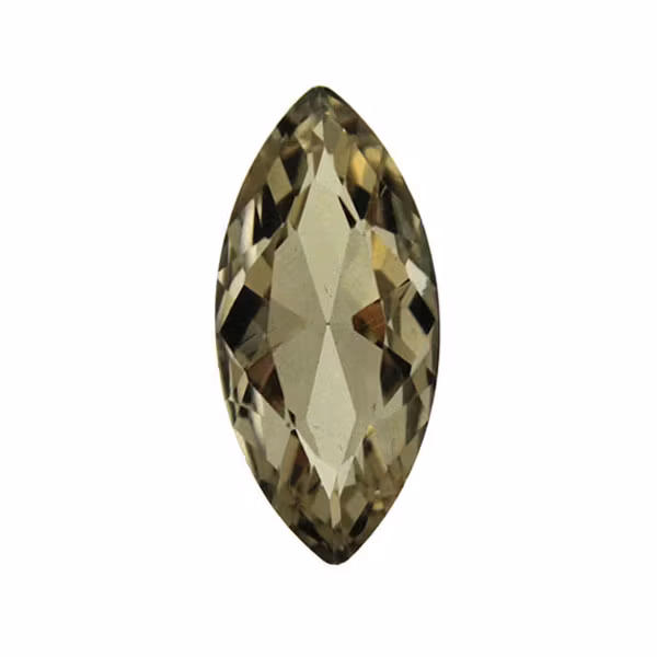 Light Topaz Kinesisk Strass Navette 10x5mm 4st