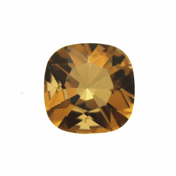 Topaz Kinesisk Strass Cushion Square 18mm 1st