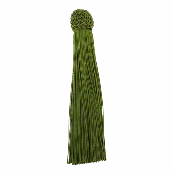Olive Green Tassel/Tofs Ø15mm 11cm 1st