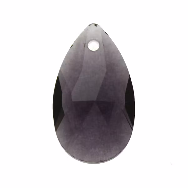 Purple Pear Pendant 22x13mm 1st