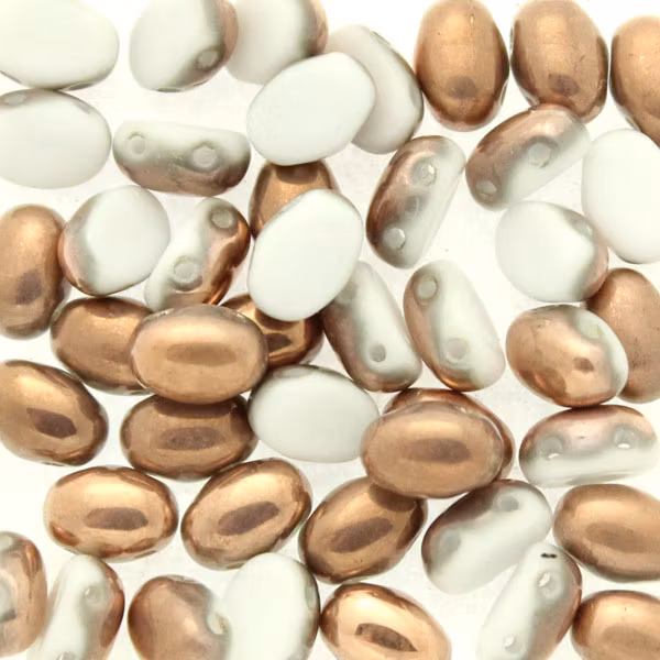Opaque White Capri Gold Samos 5g