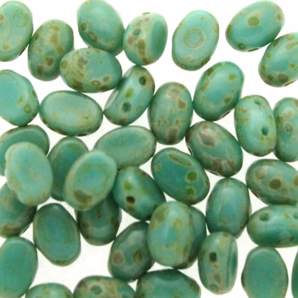Opaque Green Turquoise Travertin Samos 5g