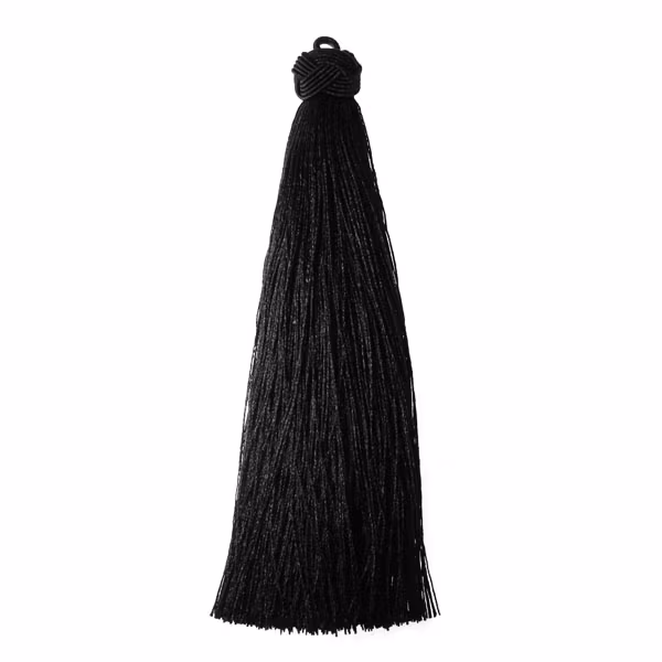 Black Tassel/Tofs Ø18mm 16cm 1st
