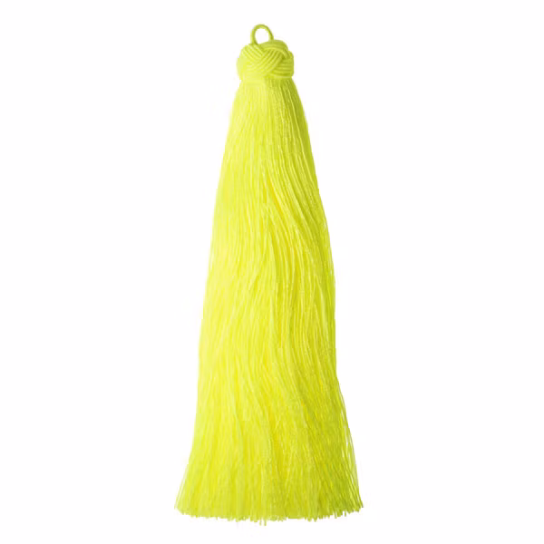 Neon Yellow Tassel/Tofs Ø18mm 16cm 1st