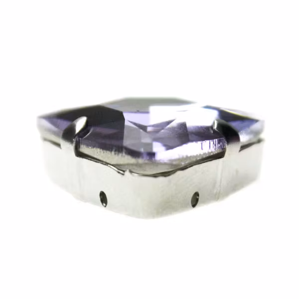 Mörkt Silverfärgad Infattning Triangel 23mm 1st
