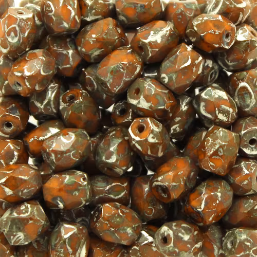Frost Tangerine Patina Silver Baros 5g