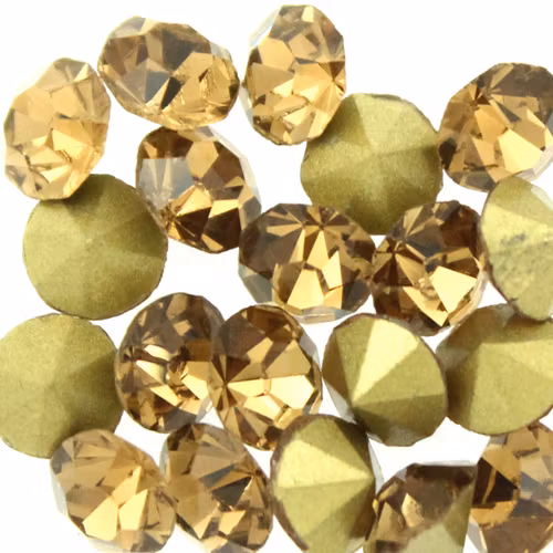 Light Topaz Kinesisk Chaton 4mm ss16 40st