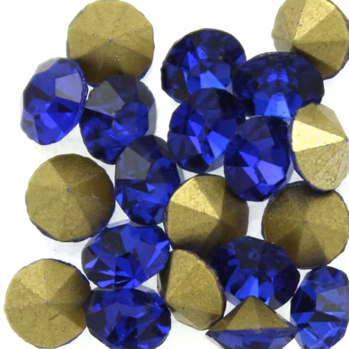 Cobalt Kinesisk Chaton 4mm ss16 40st