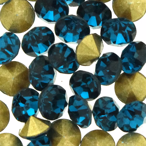 Teal Kinesisk Chaton 4mm ss16 40st