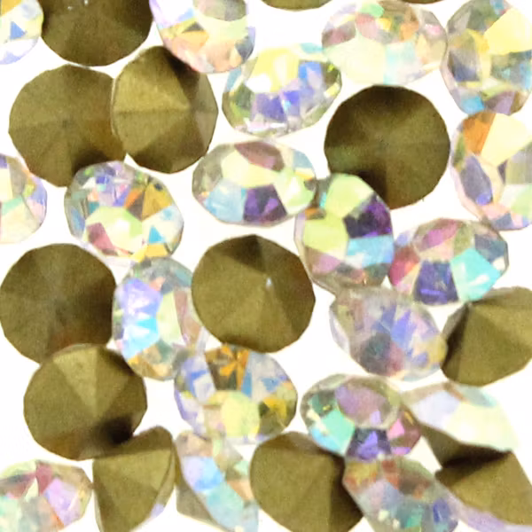 Crystal AB Kinesisk Chaton 4mm ss16 40st