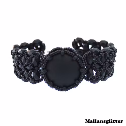 Barraw Armband Kit Svart (EJ MÖNSTER ENDAST PÄRLOR)