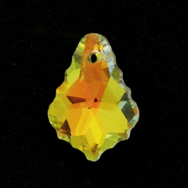 Crystal AB Baroque Pendant 22x15mm 1st