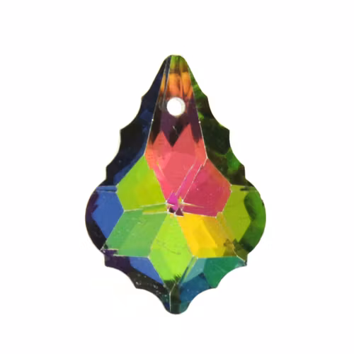 Rainbow Baroque Pendant 22x15mm 1st