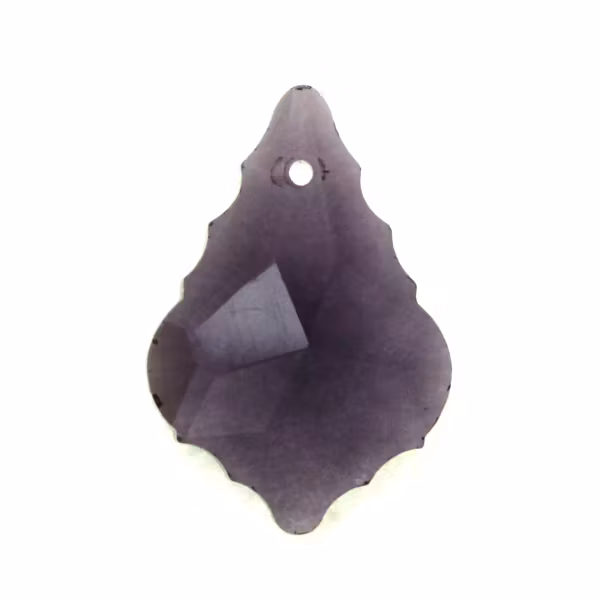 Purple Baroque Pendant 22x15mm 1st