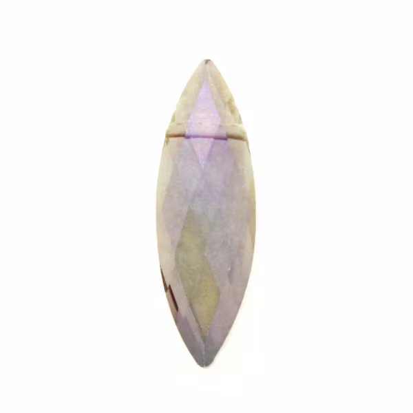 Crystal Purple Luster Facetterad Navette 22x7mm 1st