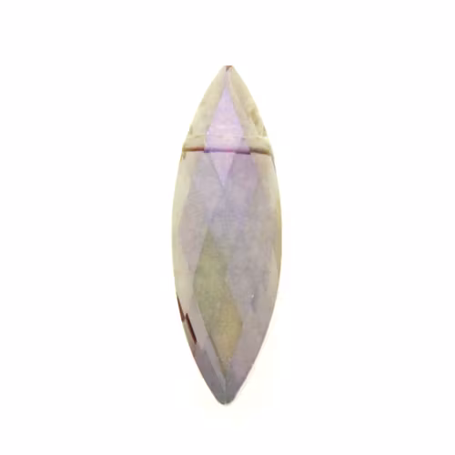 Crystal Purple Luster Facetterad Navette 22x7mm 1st