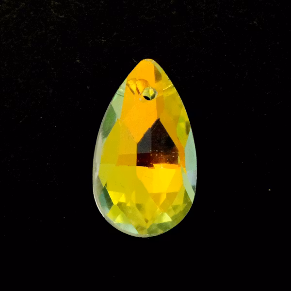 Crystal AB Pear Pendant 16x9mm 1st