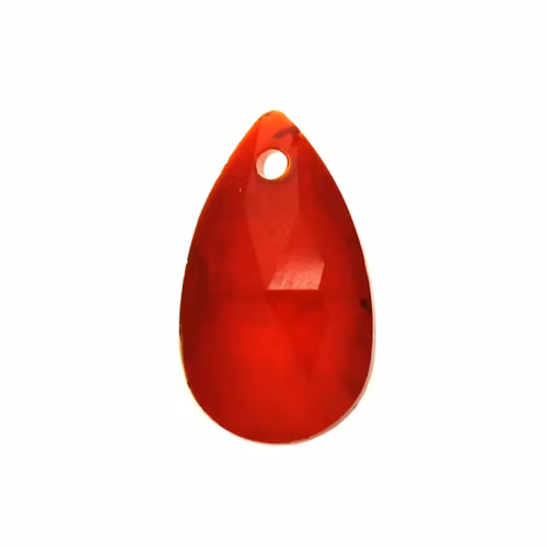 Ruby Pear Pendant 16x9mm 1st
