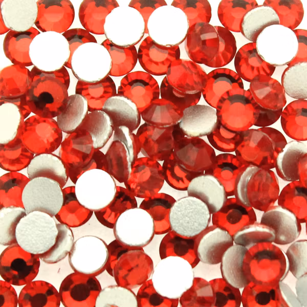 Ruby Kinesisk Rose Flatback ss16 4mm ca. 50st