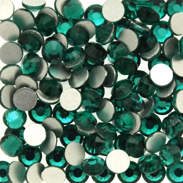 Emerald Kinesisk Rose Flatback ss16 4mm ca. 50st