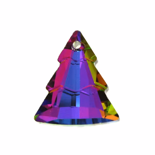Rainbow Julgran Hänge 15x14mm 1st