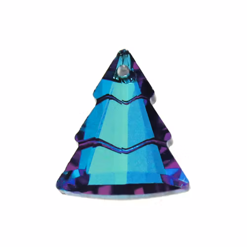 Blue Rainbow Julgran Hänge 15x14mm 1st