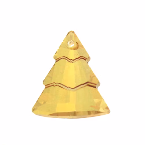 Gold Shade Julgran Hänge 15x14mm 1st
