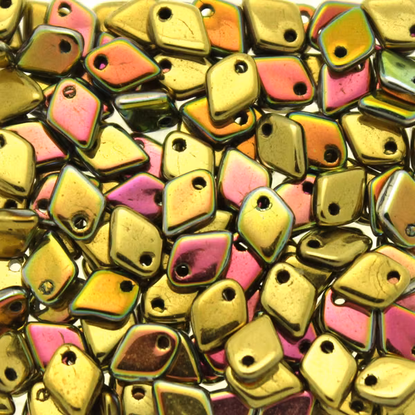 Jet California Blooming Meadow Dragon Scale Bead 5g