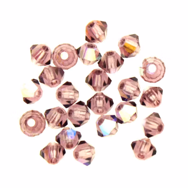 Amethyst AB Preciosa Bicone 3mm 24st