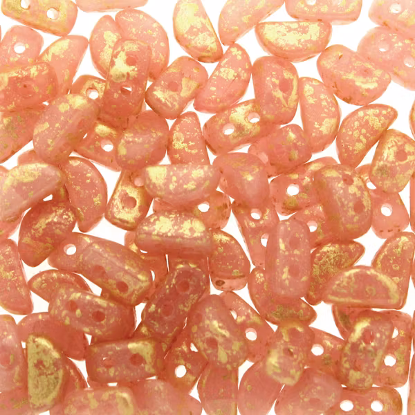 Light Rose Opal Gold Splash Kos 5g