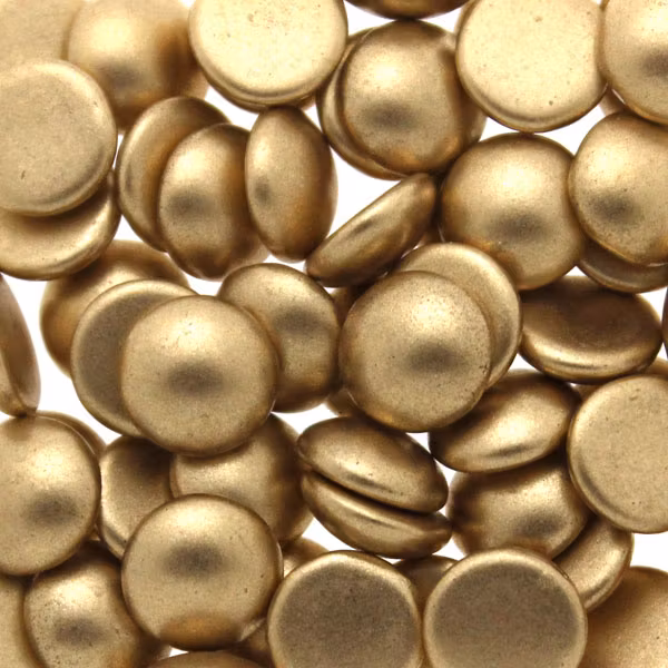 Aztec Gold Cabochon Par Puca 8mm 5g