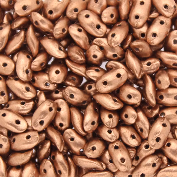 Vintage Copper Wave Bead 5g