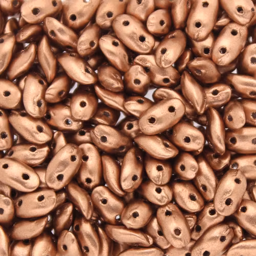 Vintage Copper Wave Bead 5g