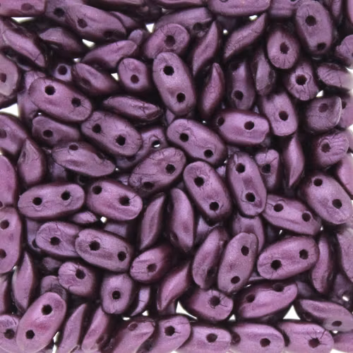 Alabaster Pastel Bordeaux Wave Bead 5g